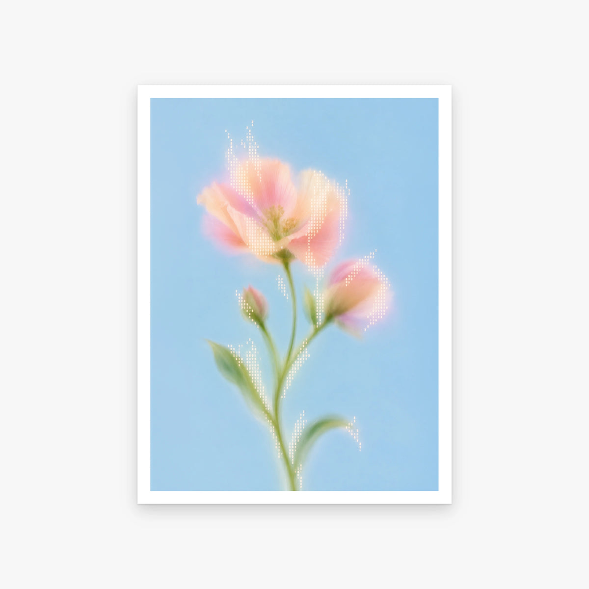 Blurred Florals II art print