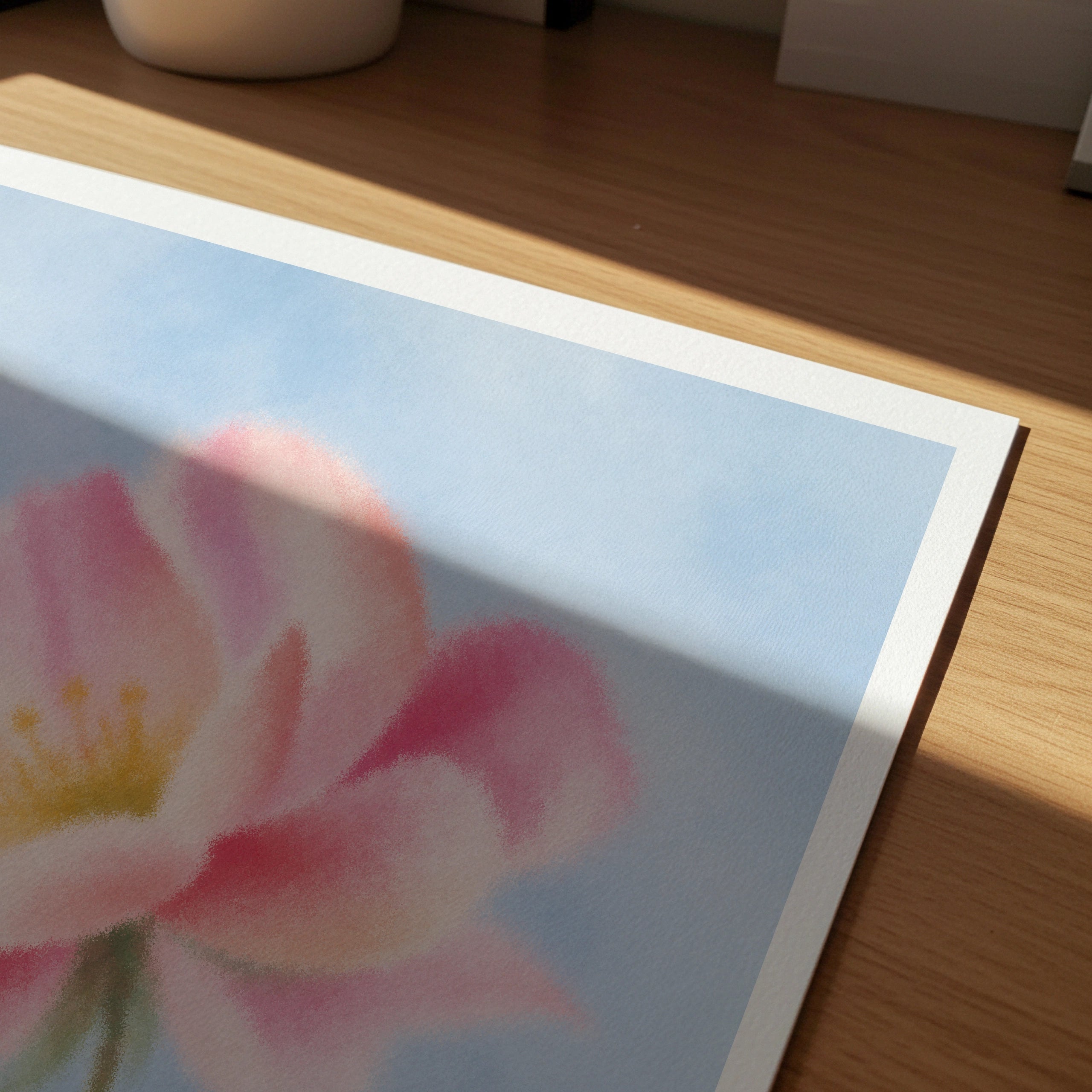 Blurred Florals VI wall art in a room