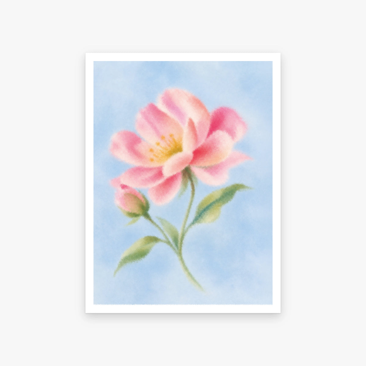 Blurred Florals VI art print