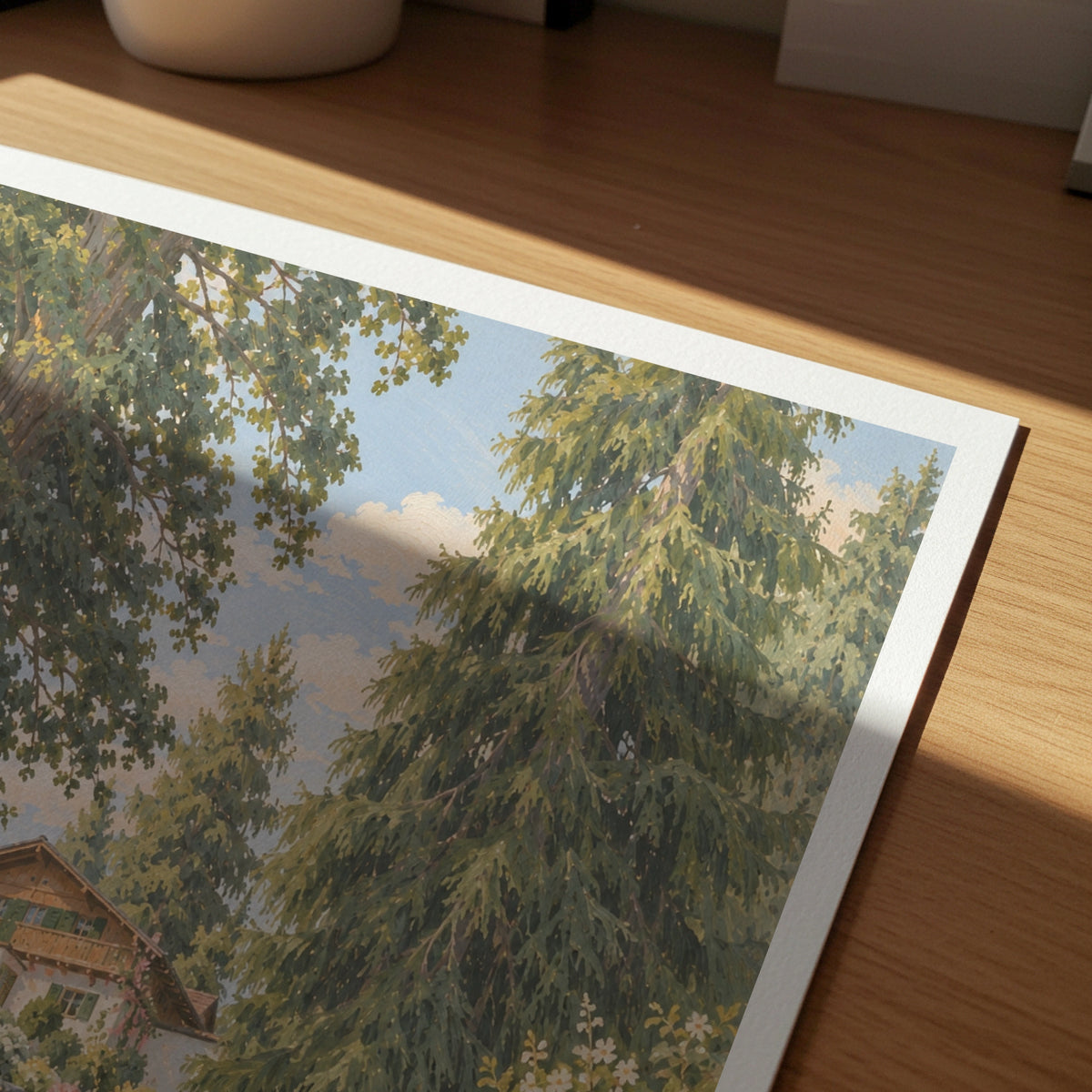 Floral Landscapes I wall art in a room