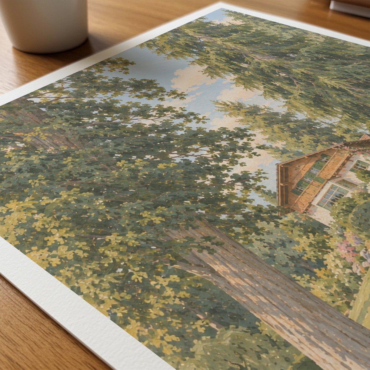 Floral Landscapes I wall art in a room