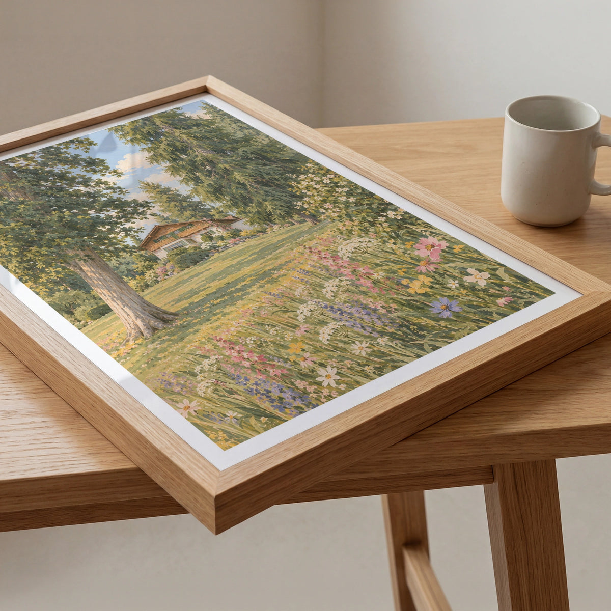 Floral Landscapes I wall art in a room