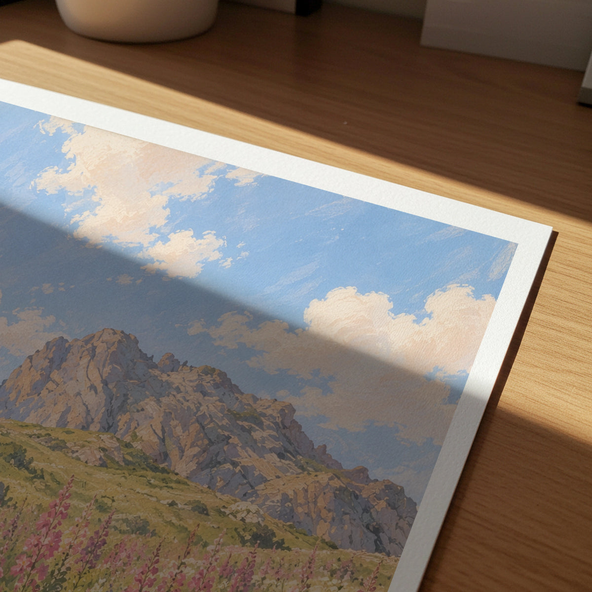 Floral Landscapes III wall art in a room