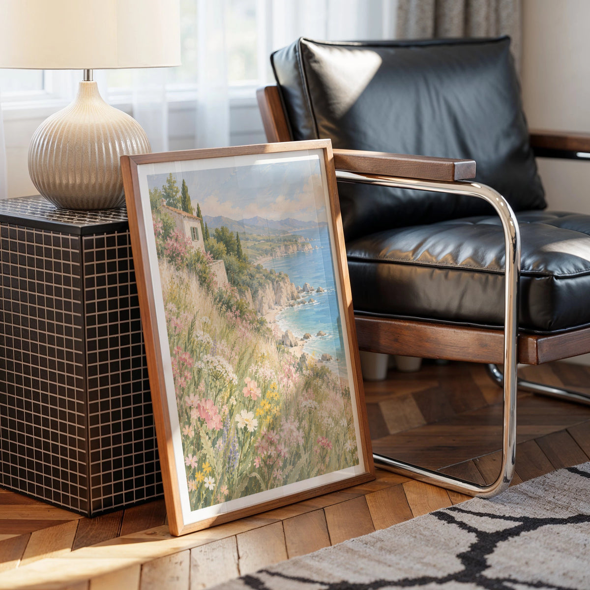 Floral Landscapes IV wall art in a room