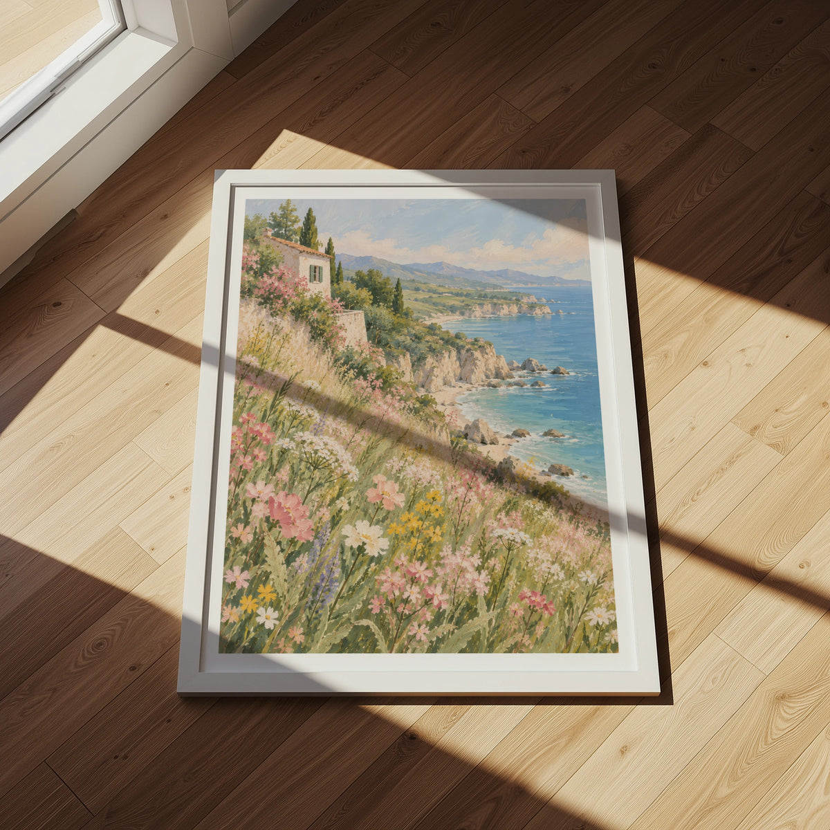Floral Landscapes IV wall art in a room