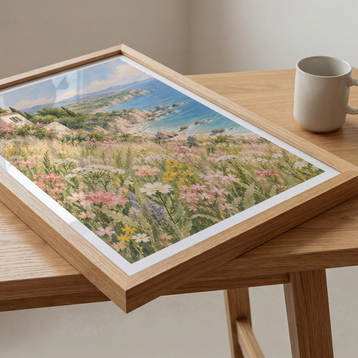 Floral Landscapes IV wall art in a room