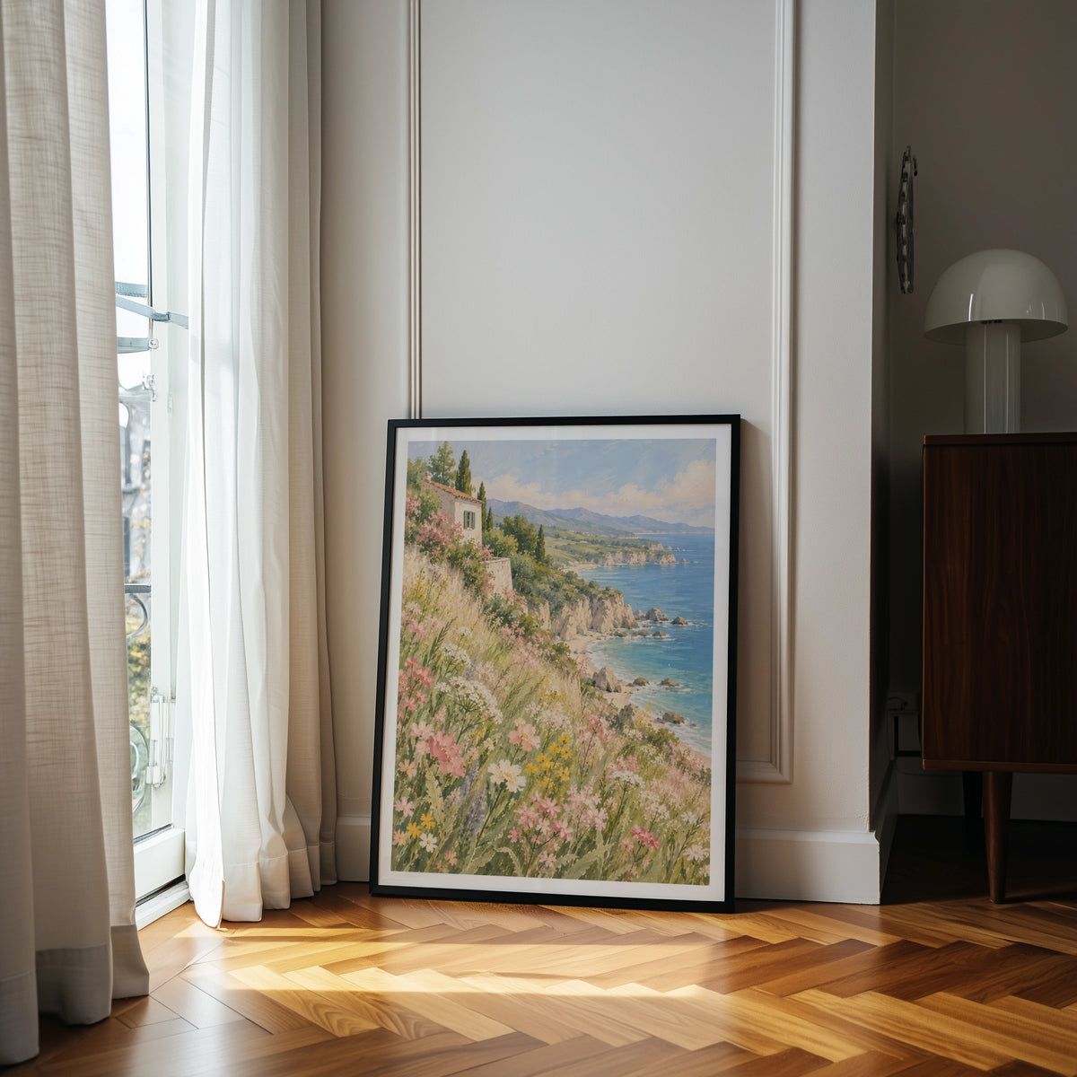 Floral Landscapes IV wall art in a room