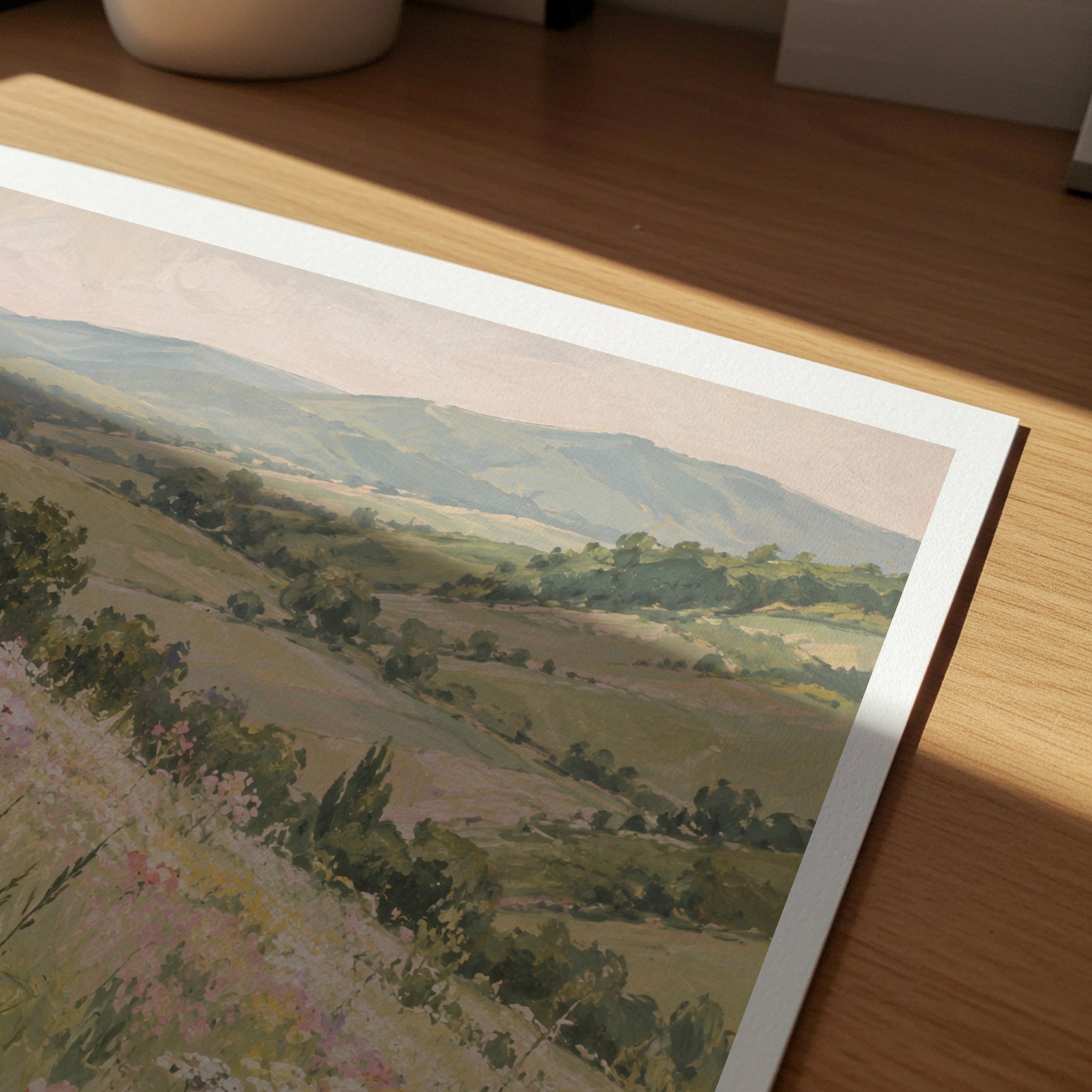 Floral Landscapes V wall art in a room