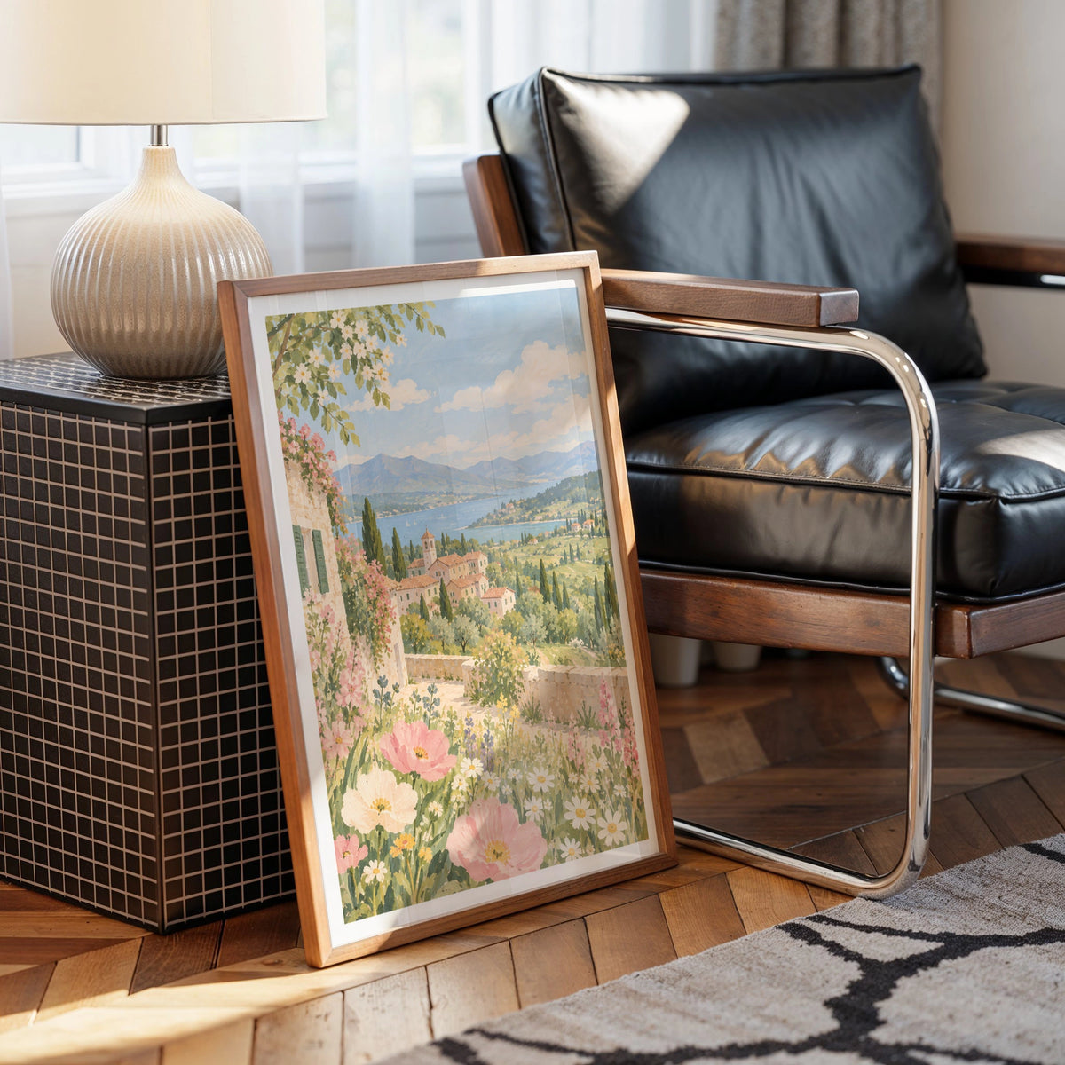 Floral Landscapes VI wall art in a room