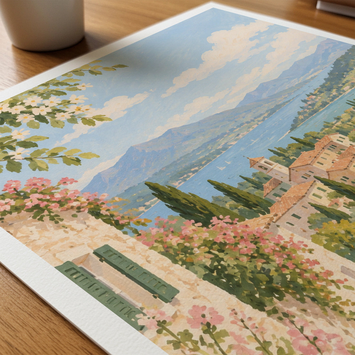 Floral Landscapes VI wall art in a room