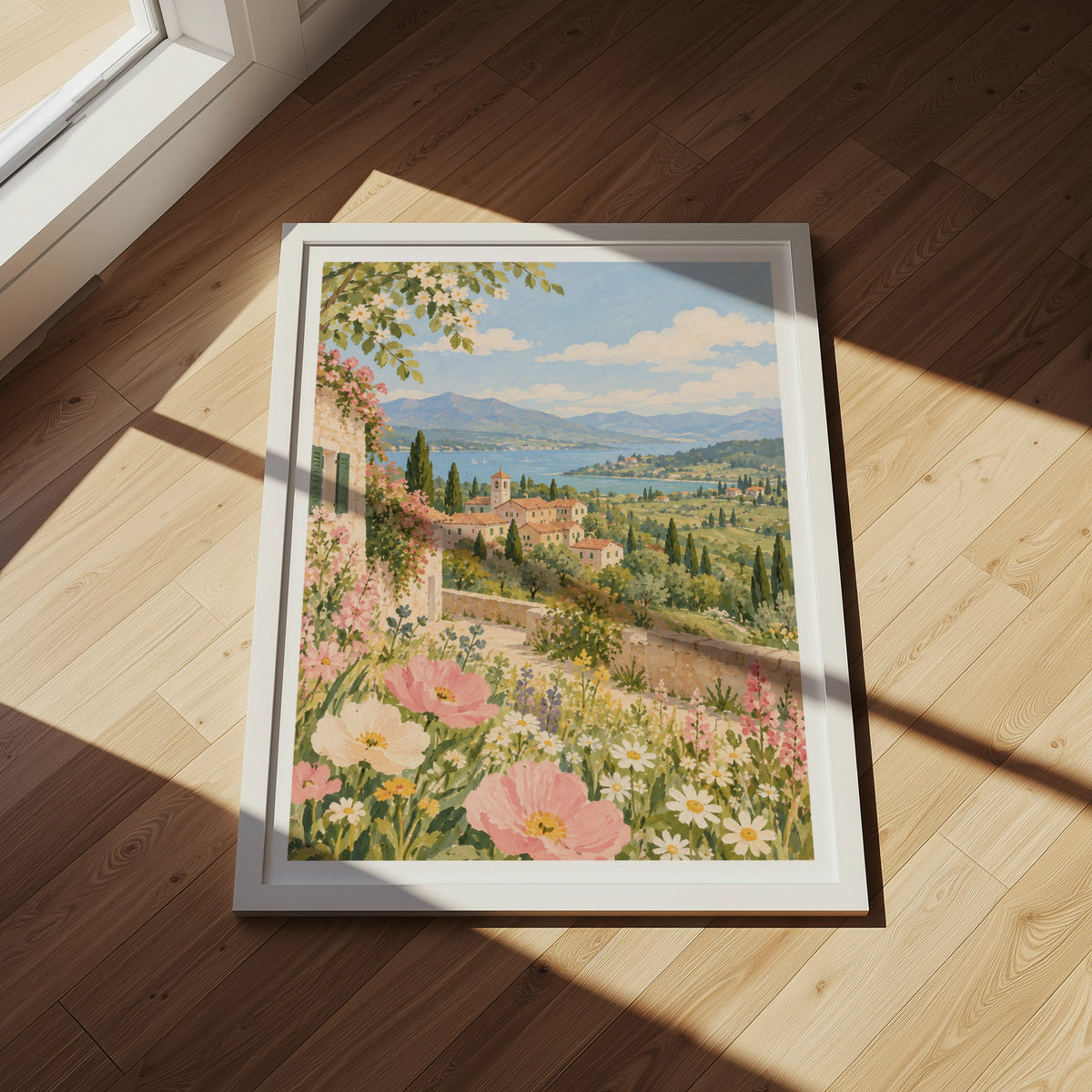 Floral Landscapes VI wall art in a room