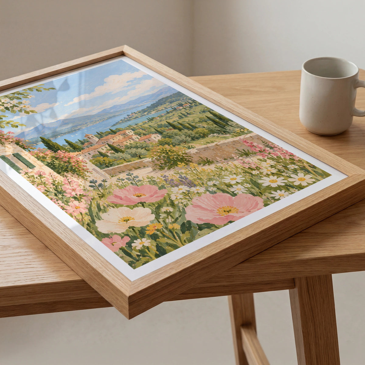 Floral Landscapes VI wall art in a room