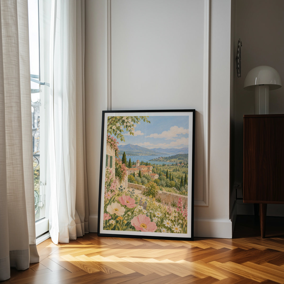 Floral Landscapes VI wall art in a room
