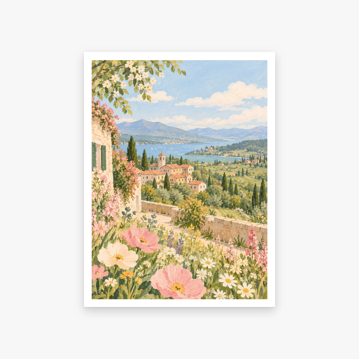 Floral Landscapes VI art print