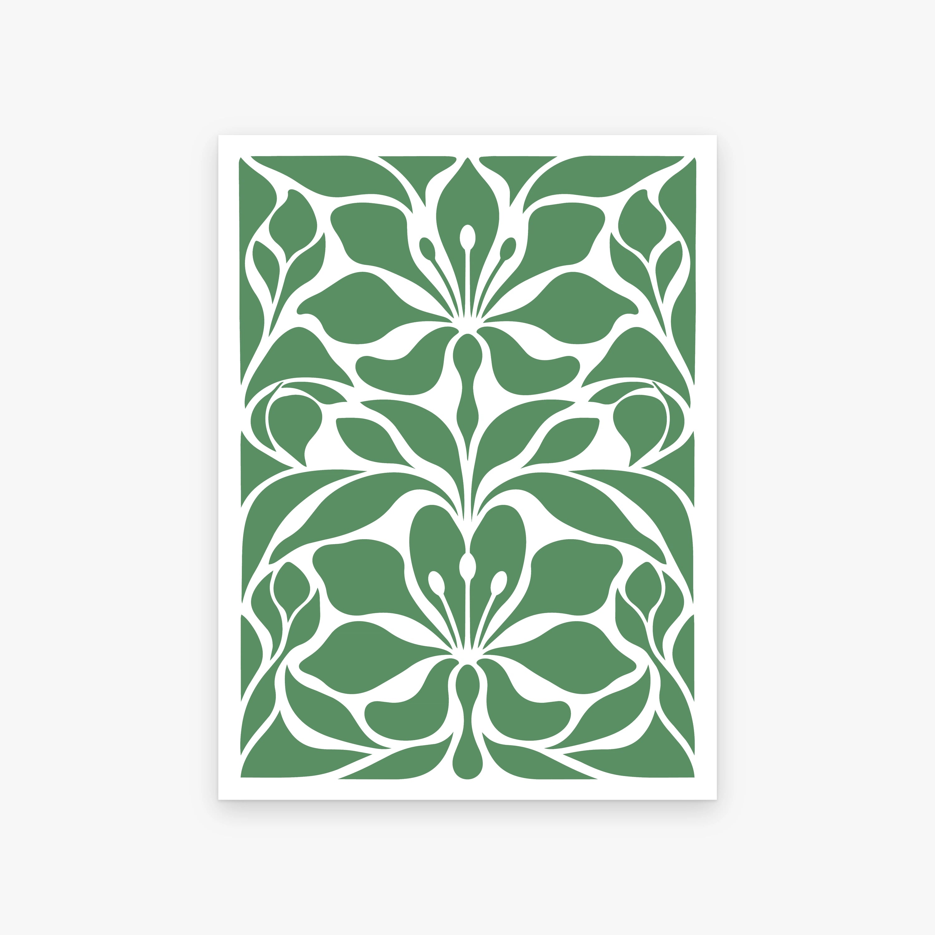 Floral Silhouettes IV art print