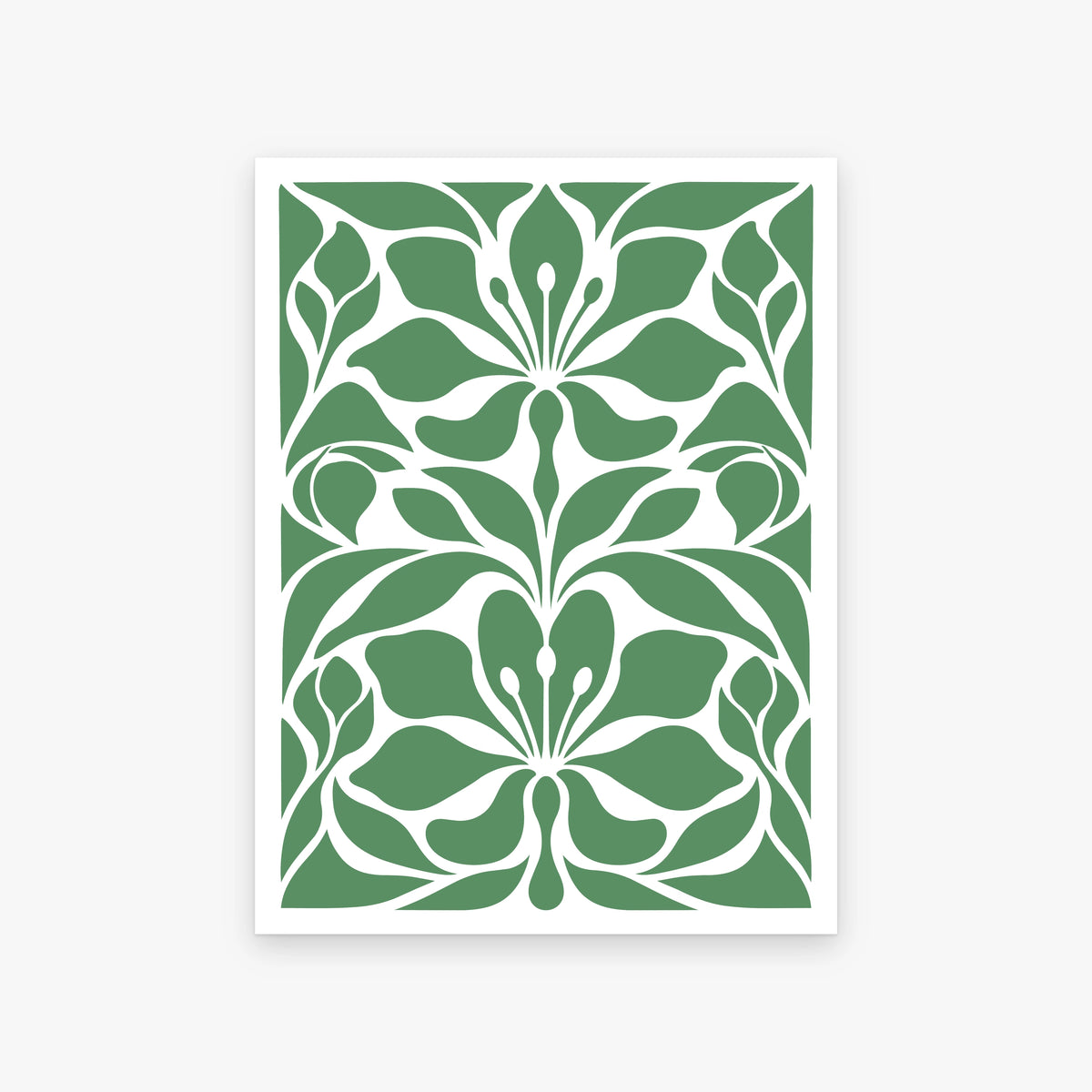 Floral Silhouettes IV art print