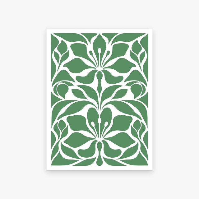Floral Silhouettes IV art print