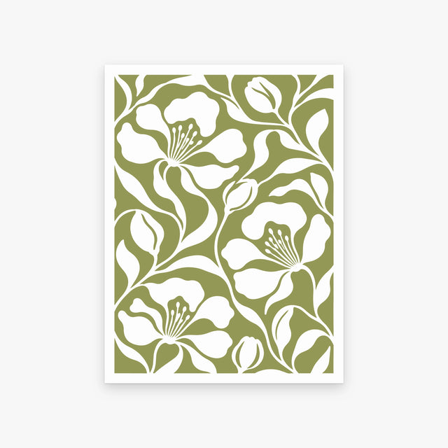 Floral Silhouettes V art print