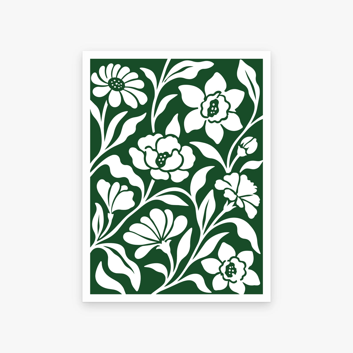 Floral Silhouettes VI art print