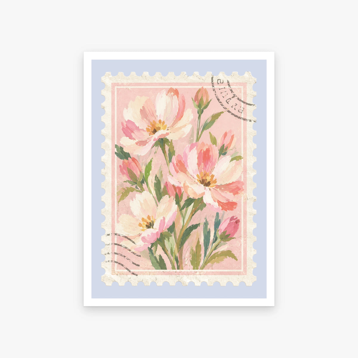 Floral Stamps II art print