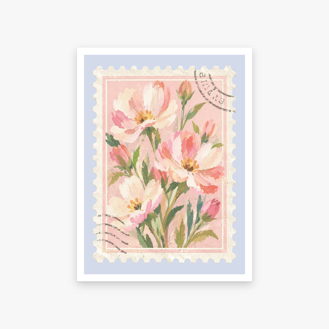 Floral Stamps II art print