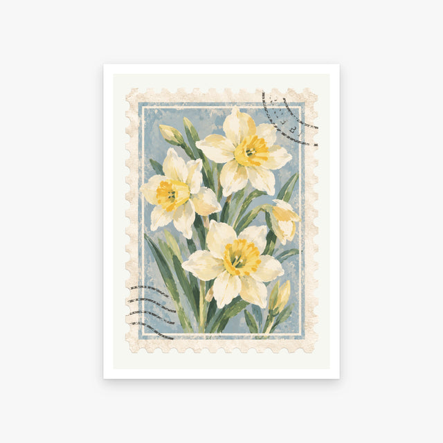Floral Stamps VI art print