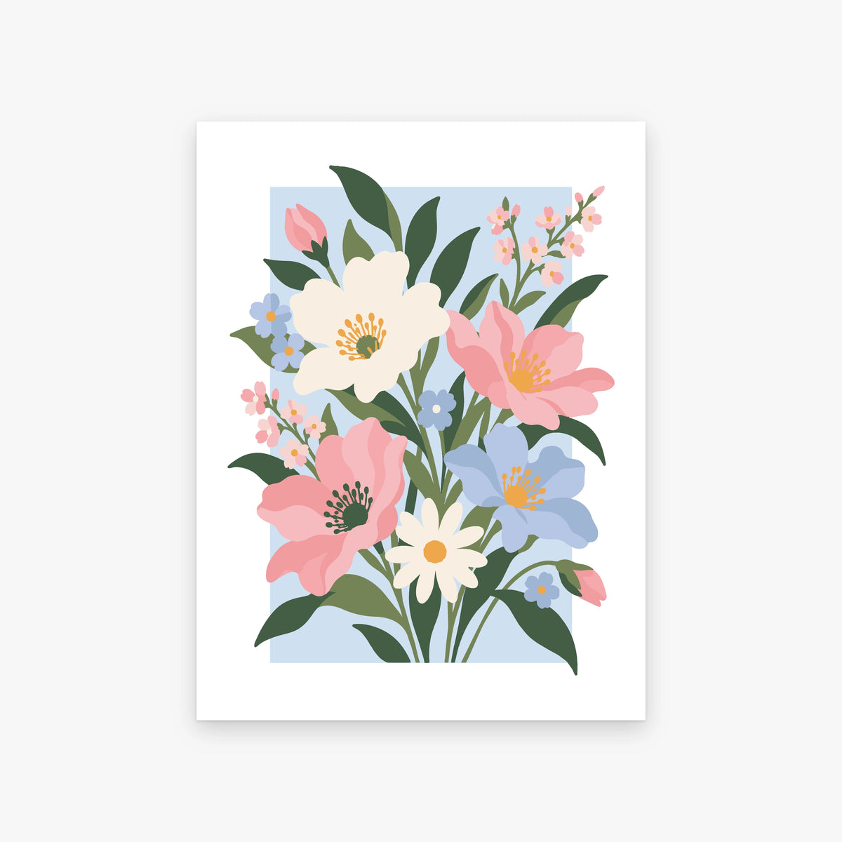 Vectoral Floral Illustration I art print