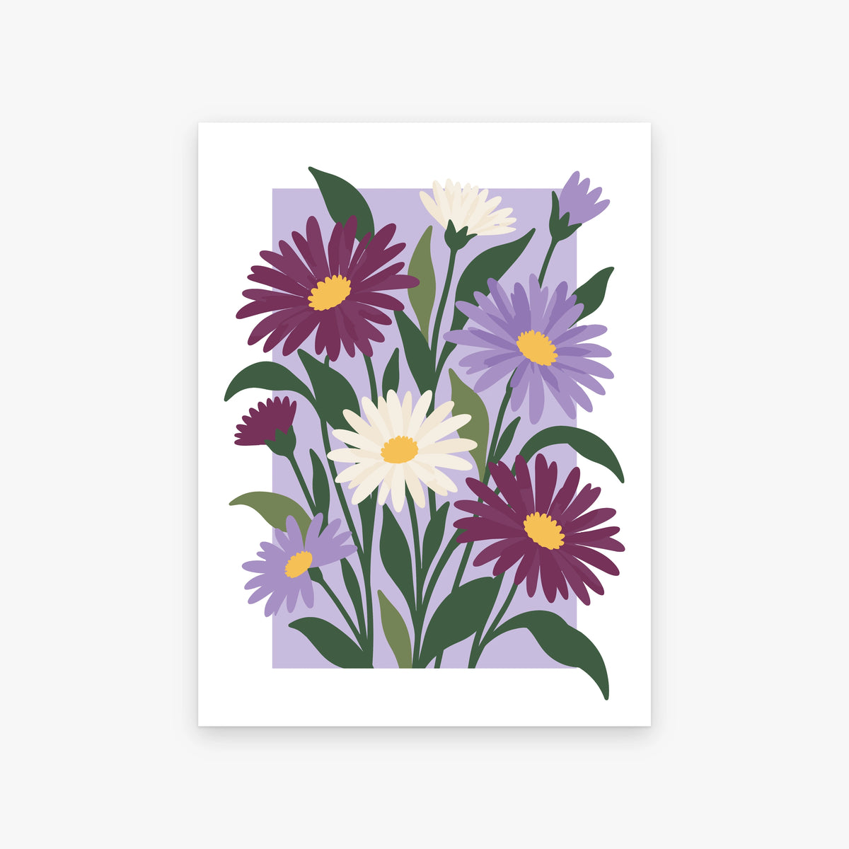 Vectoral Floral Illustration III art print