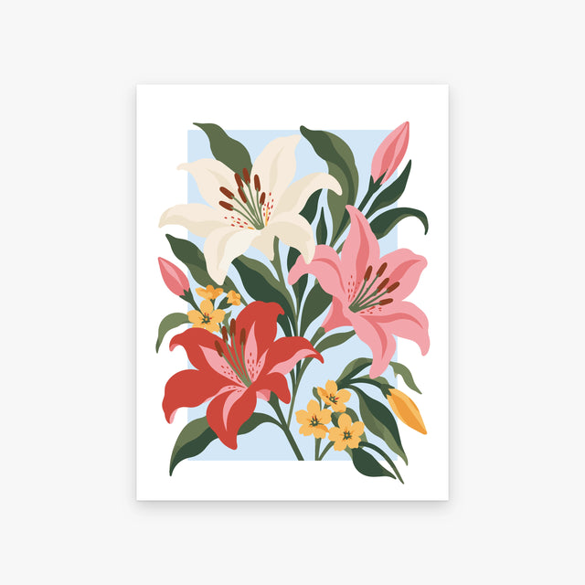Vectoral Floral Illustration IV art print