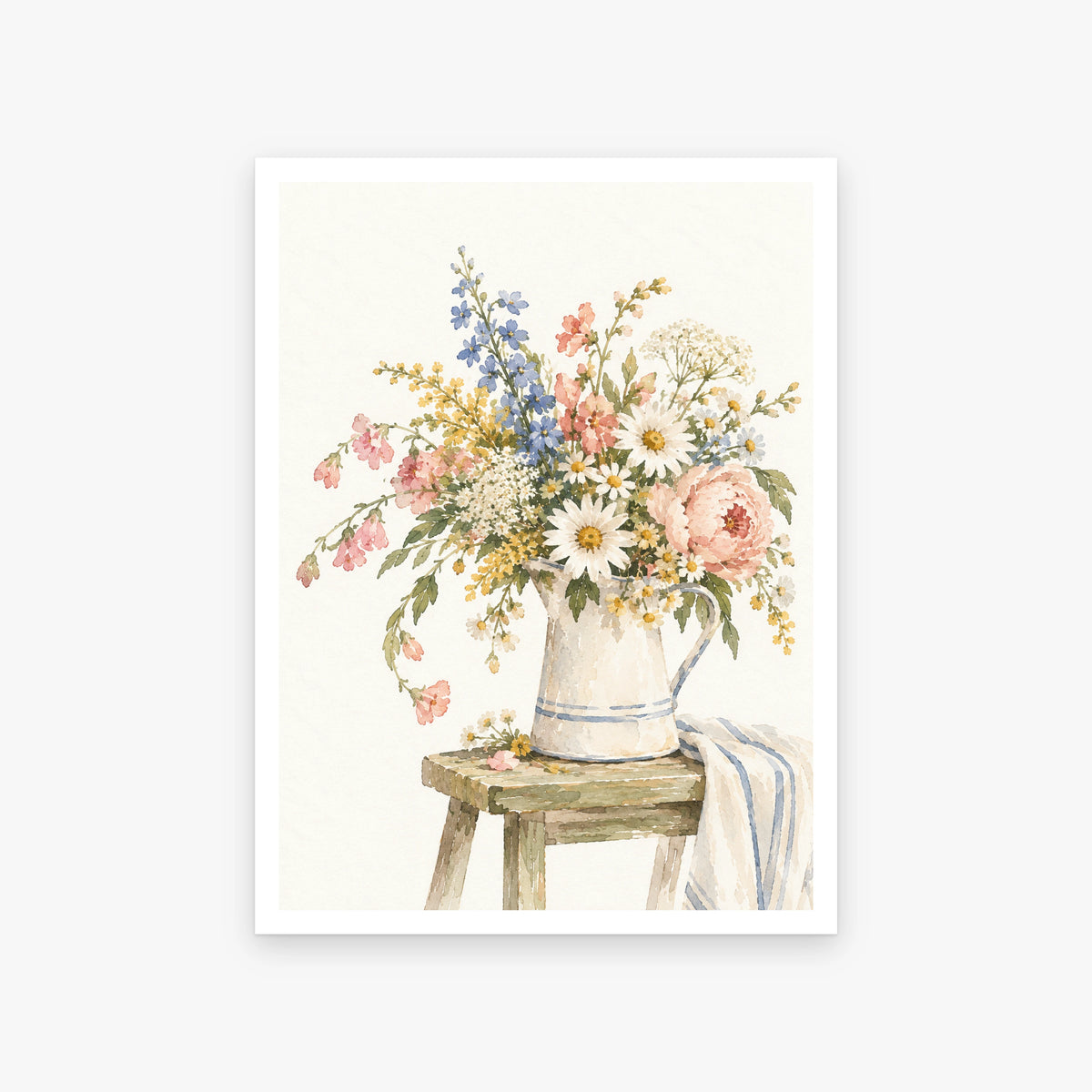 Watercolor Florals I art print